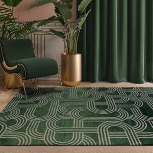 Metro Belvedere Machine Woven Flatweave Green Area Rug Green Rectangle 170 x 240cm Metro Belvedere Machine Woven Flatweave Green Area Rug Green Rectangle 170 x 240cm