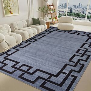 Fairmont Park Enrica Polypropylene Grey/Black Area Rug Black;Grey Rectangle 200 x 290cm Fairmont Park Enrica Polypropylene Grey/Black Area Rug Black;Grey Rectangle 200 x 290cm