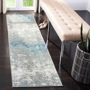 Trent Austin Design Odin Abstract Gray Area Rug Blue Runner 61 x 244 cm Trent Austin Design Odin Abstract Gray Area Rug Blue Runner 61 x 244 cm