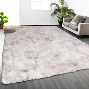 Marlow Home Co. Plush Shaggy Area Rug – Soft High Pile Floor Rug For Living Room, Bedroom & Lounge Tye Dye Light Grey Rectangle 200 x 290 cm Marlow Home Co. Plush Shaggy Area Rug – Soft High Pile Floor Rug For Living Room, Bedroom & Lounge Tye Dye Light Grey Rectangle 200 x 290 cm