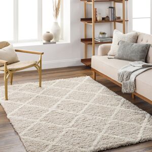 Blue Elephant Vernon Beige Rug Beige;White Rectangle 160 x 221 cm Blue Elephant Vernon Beige Rug Beige;White Rectangle 160 x 221 cm