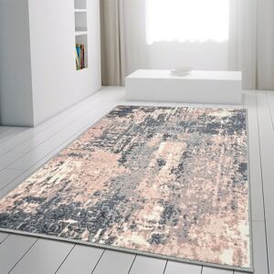 Rio Grey Pink Area Rug Pink Rectangle 160 x 225cm Rio Grey Pink Area Rug Pink Rectangle 160 x 225cm