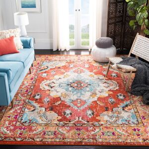 Latitude Vive Tekamah Power Loom Orange/Light Blue Area Rug Orange/Light Blue Rectangle 201 x 279cm Latitude Vive Tekamah Power Loom Orange/Light Blue Area Rug Orange/Light Blue Rectangle 201 x 279cm