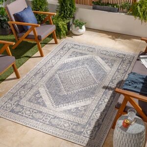 Langley Street Indoor & Outdoor Boho Rug Blue/Grey Blue;Tan;Navy;Grey;Taupe;Pale Blue;Off-White Rectangle 200 x 275cm Langley Street Indoor & Outdoor Boho Rug Blue/Grey Blue;Tan;Navy;Grey;Taupe;Pale Blue;Off-White Rectangle 200 x 275cm