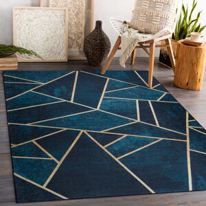 Canora Grey Barryton Blue Rug Rectangle 160 x 220cm Canora Grey Barryton Blue Rug Rectangle 160 x 220cm