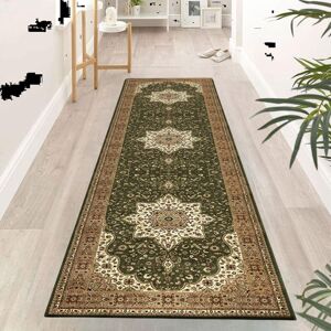 Marlow Home Co. Runner Annino Persian Machine Woven Power Loom Area Rug Brown;Green Runner 80 x 300cm Marlow Home Co. Runner Annino Persian Machine Woven Power Loom Area Rug Brown;Green Runner 80 x 300cm