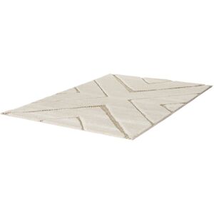 Hykkon Nikki Shag Cream Rug Cream Rectangle 160 x 230cm Hykkon Nikki Shag Cream Rug Cream Rectangle 160 x 230cm