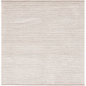 House of Hampton Natura Striped Area Rug In Ivory / Beige Beige;Ivory Square 122 cm House of Hampton Natura Striped Area Rug In Ivory / Beige Beige;Ivory Square 122 cm