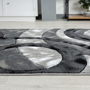 Metro 2-5 Geometric Area Rug Grey Rectangle 120 x 170 cm Metro 2-5 Geometric Area Rug Grey Rectangle 120 x 170 cm