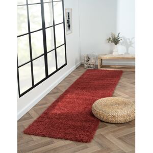 17 Stories Lush Solid Colour Machine Woven Weinrot Area Rug Wine Red Runner 80 x 300cm 17 Stories Lush Solid Colour Machine Woven Weinrot Area Rug Wine Red Runner 80 x 300cm