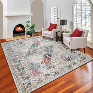 Latitude Vive Caraviello Persian Machine Woven Area Rug Blue;Red;Beige;COASTAL Rectangle 200 x 290cm Latitude Vive Caraviello Persian Machine Woven Area Rug Blue;Red;Beige;COASTAL Rectangle 200 x 290cm
