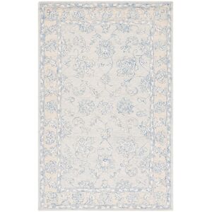 Bloomsbury Market Micro-Loop Hand Tufted Area Rug in Blue / Beige Blue / Beige Rectangle 183 X 274 Bloomsbury Market Micro-Loop Hand Tufted Area Rug in Blue / Beige Blue / Beige Rectangle 183 X 274