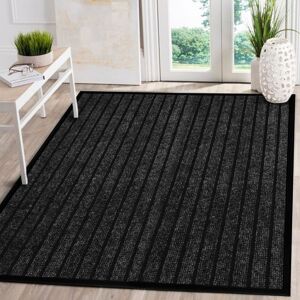 Latitude Run Jiyeon Heavy Duty Rubber Barrier Mat Non Slip Indoor/ Outdoor Door Mats Hallway Runner Rug Kitchen Rugs Black Rectangle 80 x 300cm Latitude Run Jiyeon Heavy Duty Rubber Barrier Mat Non Slip Indoor/ Outdoor Door Mats Hallway Runner Rug Kitchen Rugs Black Rectangle 80 x 300cm