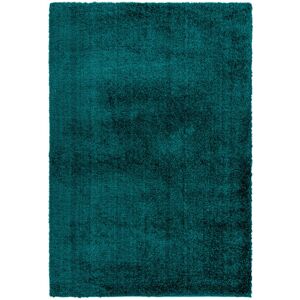Ebern Designs Natonia Shiny Shaggy Area Rug Blue Rectangle 80 x 150cm Ebern Designs Natonia Shiny Shaggy Area Rug Blue Rectangle 80 x 150cm