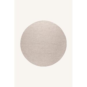 Ebern Designs Lamarus Flatweave Wool Beige Rug Beige;Beige;Beige Round 250cm Ebern Designs Lamarus Flatweave Wool Beige Rug Beige;Beige;Beige Round 250cm