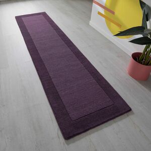 Brayden Studio Colwich Hand Loomed Wool Purple Rug Purple Runner 60 x 230cm Brayden Studio Colwich Hand Loomed Wool Purple Rug Purple Runner 60 x 230cm