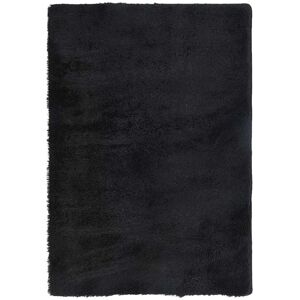 Canora Grey Shaggy Rug High Pile NAVARRA Black Polyester Black Rectangle 290 x 200cm Canora Grey Shaggy Rug High Pile NAVARRA Black Polyester Black Rectangle 290 x 200cm