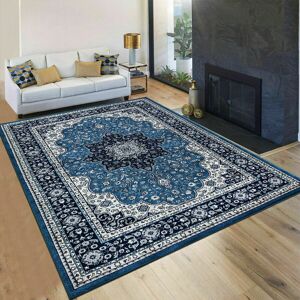 Rosalind Wheeler New Luxury Large Traditional Rugs For Bedroom Living Room Carpet Hallway Runner Blue Rectangle 200 x 290cm Rosalind Wheeler New Luxury Large Traditional Rugs For Bedroom Living Room Carpet Hallway Runner Blue Rectangle 200 x 290cm