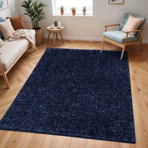 Latitude Run Amneris Lissianna Solid Colour Navy Blue Area Rug Rectangle 200 x 275cm Latitude Run Amneris Lissianna Solid Colour Navy Blue Area Rug Rectangle 200 x 275cm