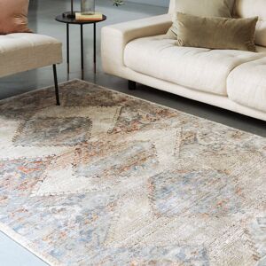 Latitude Vive Anthonyville Machine Woven Beige/Blue Rug Beige Rectangle 120 x 170cm Latitude Vive Anthonyville Machine Woven Beige/Blue Rug Beige Rectangle 120 x 170cm
