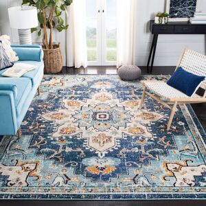 World Menagerie Orrington Fuchsia Navy Rug Navy Rectangle 183 x 274cm World Menagerie Orrington Fuchsia Navy Rug Navy Rectangle 183 x 274cm