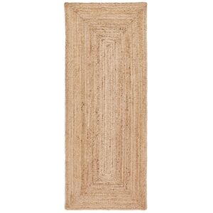 17 Stories Garmon Handwoven Brown Rug Brown Rectangle 60 x 245cm 17 Stories Garmon Handwoven Brown Rug Brown Rectangle 60 x 245cm