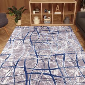 Metro Barlet Luxury Grey/Navy Blue Rug Grey/Navy Blue Runner 120 x 270cm Metro Barlet Luxury Grey/Navy Blue Rug Grey/Navy Blue Runner 120 x 270cm