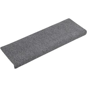 Wade Logan Breuer Non-Slip Grey Stair Tread 65cm L X 21cm W Wade Logan Breuer Non-Slip Grey Stair Tread 65cm L X 21cm W
