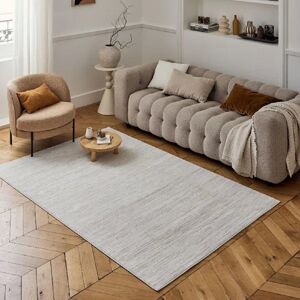 THE RUGS Carmel Modern Striped Cream/Beige Area Rug Cream/Beige Rectangle 120cm x 170cm THE RUGS Carmel Modern Striped Cream/Beige Area Rug Cream/Beige Rectangle 120cm x 170cm