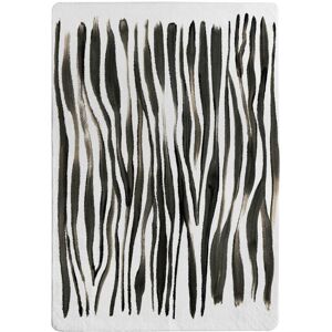 East Urban Home Ontiveros Zebra Designer Shaggy Black/Grey/Off-White Rug Black/Grey/Off-White Rectangle 60 x 110cm East Urban Home Ontiveros Zebra Designer Shaggy Black/Grey/Off-White Rug Black/Grey/Off-White Rectangle 60 x 110cm