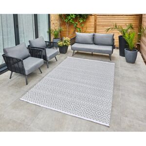 Langley Street Carniny Tufted Grey/Beige Indoor/Outdoor Rug Grey/Beige Rectangle 160 x 220cm Langley Street Carniny Tufted Grey/Beige Indoor/Outdoor Rug Grey/Beige Rectangle 160 x 220cm