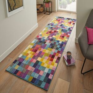 Concept Looms Multicolour Area Rug Multi Runner 80 x 240cm Concept Looms Multicolour Area Rug Multi Runner 80 x 240cm