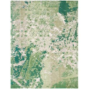 Borough Wharf Madison Abstract Area Rug In Green / Ivory Ivory;Green Rectangle 120 x 305cm Borough Wharf Madison Abstract Area Rug In Green / Ivory Ivory;Green Rectangle 120 x 305cm