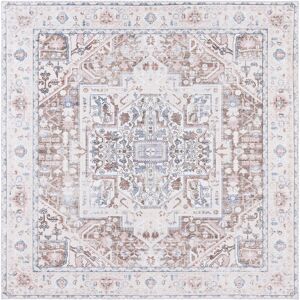 Latitude Vive Cashon Machine Washable Non-Slip Area Rug In Taupe & Beige Beige Square 183cm Latitude Vive Cashon Machine Washable Non-Slip Area Rug In Taupe & Beige Beige Square 183cm