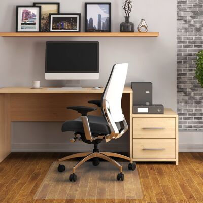 Floortex Clear Chairmat - 120x90cm - Protects Hard Floors Floortex Clear Chairmat - 120x90cm - Protects Hard Floors