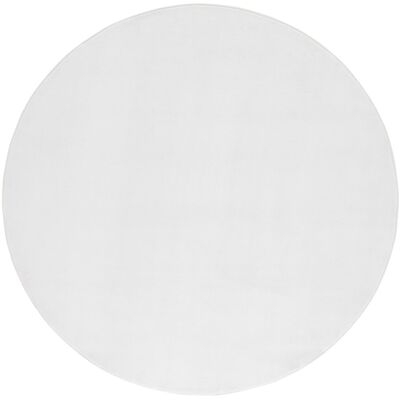 Latitude Run Anren Solid Colour Power Loom Ivory Area Rug Ivory Round 183cm Latitude Run Anren Solid Colour Power Loom Ivory Area Rug Ivory Round 183cm