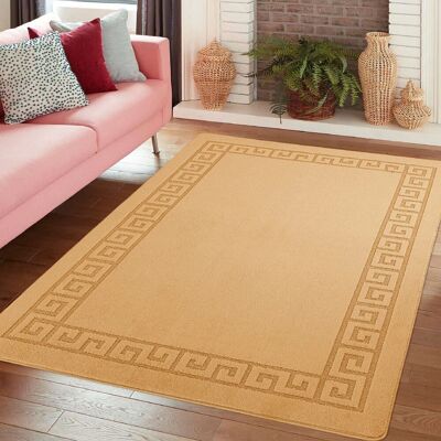 Fairmont Park Ochre Non Slip ROCCO Area Rugs & Runners – Luxury Living Room Carpet, Bedroom Rug, Kitchen Floor Mat & Hallway Door Mat Yellow;Yellow Runner 80 x 300cm Fairmont Park Ochre Non Slip ROCCO Area Rugs & Runners – Luxury Living Room Carpet, Bedroom Rug, Kitchen Floor Mat & Hallway Door Mat Yellow;Yellow Runner 80 x 300cm