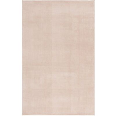 Latitude Run Arcelay Solid Colour Power Loom Beige Area Rug Beige Rectangle 152 x 244cm Latitude Run Arcelay Solid Colour Power Loom Beige Area Rug Beige Rectangle 152 x 244cm