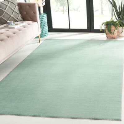 Latitude Run Anngela Solid Colour Power Loom Green Area Rug Green Rectangle 183 x 274cm Latitude Run Anngela Solid Colour Power Loom Green Area Rug Green Rectangle 183 x 274cm