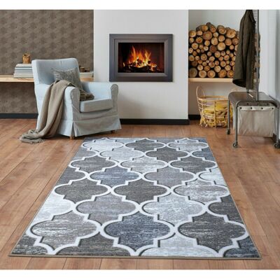 Rosalind Wheeler Avalbane Geometric Flokati Beige Area Rug Beige Rectangle 200 x 290cm Rosalind Wheeler Avalbane Geometric Flokati Beige Area Rug Beige Rectangle 200 x 290cm