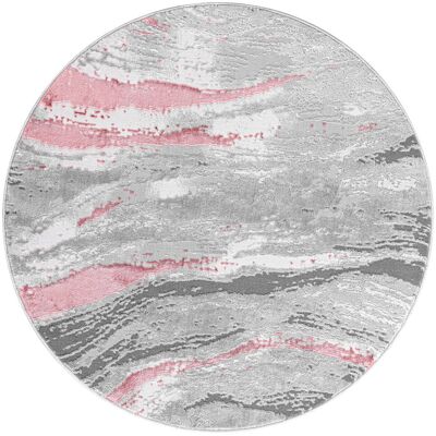 Metro Demontay Floral Indoor / Outdoor Area Rug Pink Round 120 cm Metro Demontay Floral Indoor / Outdoor Area Rug Pink Round 120 cm