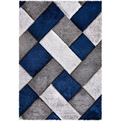 Ivy Bronx Modern Rug Thick Living Room Mats Carpet Hallway Bedroom Floor Mat Blue Blue Rectangle 200 x 290cm Ivy Bronx Modern Rug Thick Living Room Mats Carpet Hallway Bedroom Floor Mat Blue Blue Rectangle 200 x 290cm