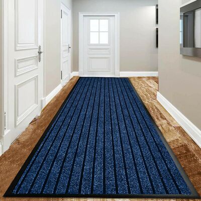 Latitude Run Beseris Kitchen Mat Blue 80 cm W x 300 cm L Latitude Run Beseris Kitchen Mat Blue 80 cm W x 300 cm L