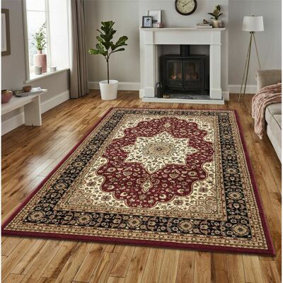 Rosalind Wheeler Waast New Luxury Large Traditional Rugs For Bedroom Living Room Carpet Hallway Runner Red Rectangle 200cm x 290cm Rosalind Wheeler Waast New Luxury Large Traditional Rugs For Bedroom Living Room Carpet Hallway Runner Red Rectangle 200cm x 290cm