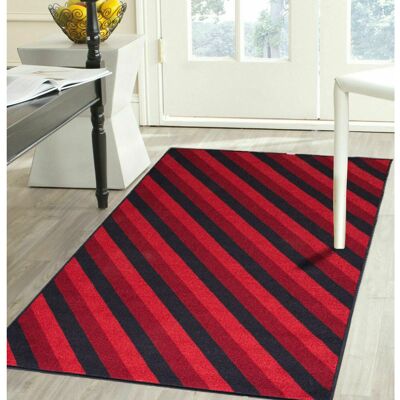 17 Stories Kolm Black Red Non Slip Area Rug – Washable Bedroom Carpet, Living Room & Hallway Runner Stain Resistant, Anti-Allergy, Rubber Backing Black/Red Rectangle 160 x 230cm 17 Stories Kolm Black Red Non Slip Area Rug – Washable Bedroom Carpet, Living Room & Hallway Runner Stain Resistant, Anti-Allergy, Rubber Backing Black/Red Rectangle 160 x 230cm