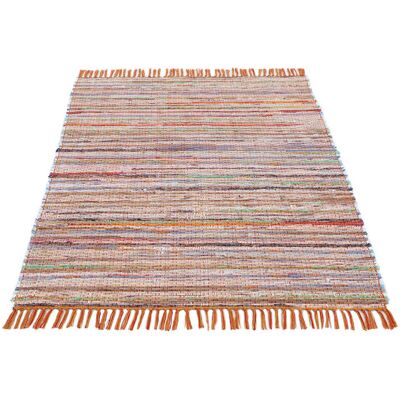 CARPETFINE Kelim Chindi - Recycled Handwoven Rug 160x230cm CARPETFINE Kelim Chindi - Recycled Handwoven Rug 160x230cm