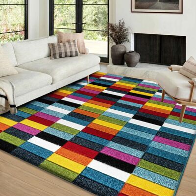 Latitude Run Lili-Lu Blue/Yellow/Purple Rug Blue/Yellow/Purple Rectangle 80 x 150cm Latitude Run Lili-Lu Blue/Yellow/Purple Rug Blue/Yellow/Purple Rectangle 80 x 150cm