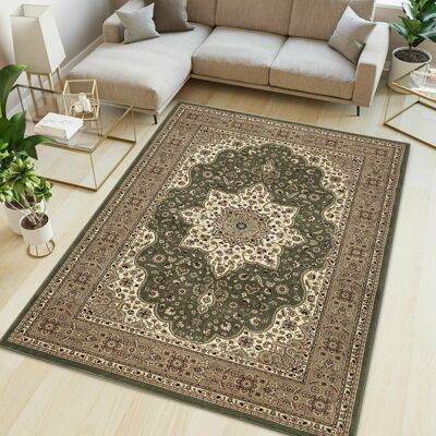 Three Posts Non Slip Large Traditional Rugs Living Room Bedroom Carpet Hallway Runner Rug Green Rectangle 60cm x 220cm Three Posts Non Slip Large Traditional Rugs Living Room Bedroom Carpet Hallway Runner Rug Green Rectangle 60cm x 220cm