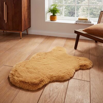 Fairmont Park Lehi area rug Table Tufted Sheepskin Mustard Yellow Novelty 60 x 90cm Fairmont Park Lehi area rug Table Tufted Sheepskin Mustard Yellow Novelty 60 x 90cm