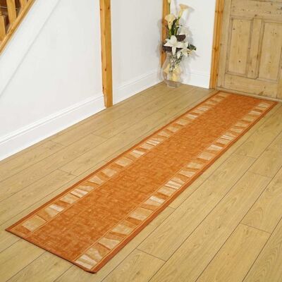 Latitude Run Tuncay Alba Looped/Hooked Orange/Beige Rug Orange/Beige Runner 66 x 270cm Latitude Run Tuncay Alba Looped/Hooked Orange/Beige Rug Orange/Beige Runner 66 x 270cm